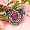 5pcs DIY Diamond Painting Keychain Full Drill Bag Love Hanging Ornaments