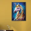 5D diy volle runde bohrer diamant malerei einhorn kit heim dekoration (w2188)