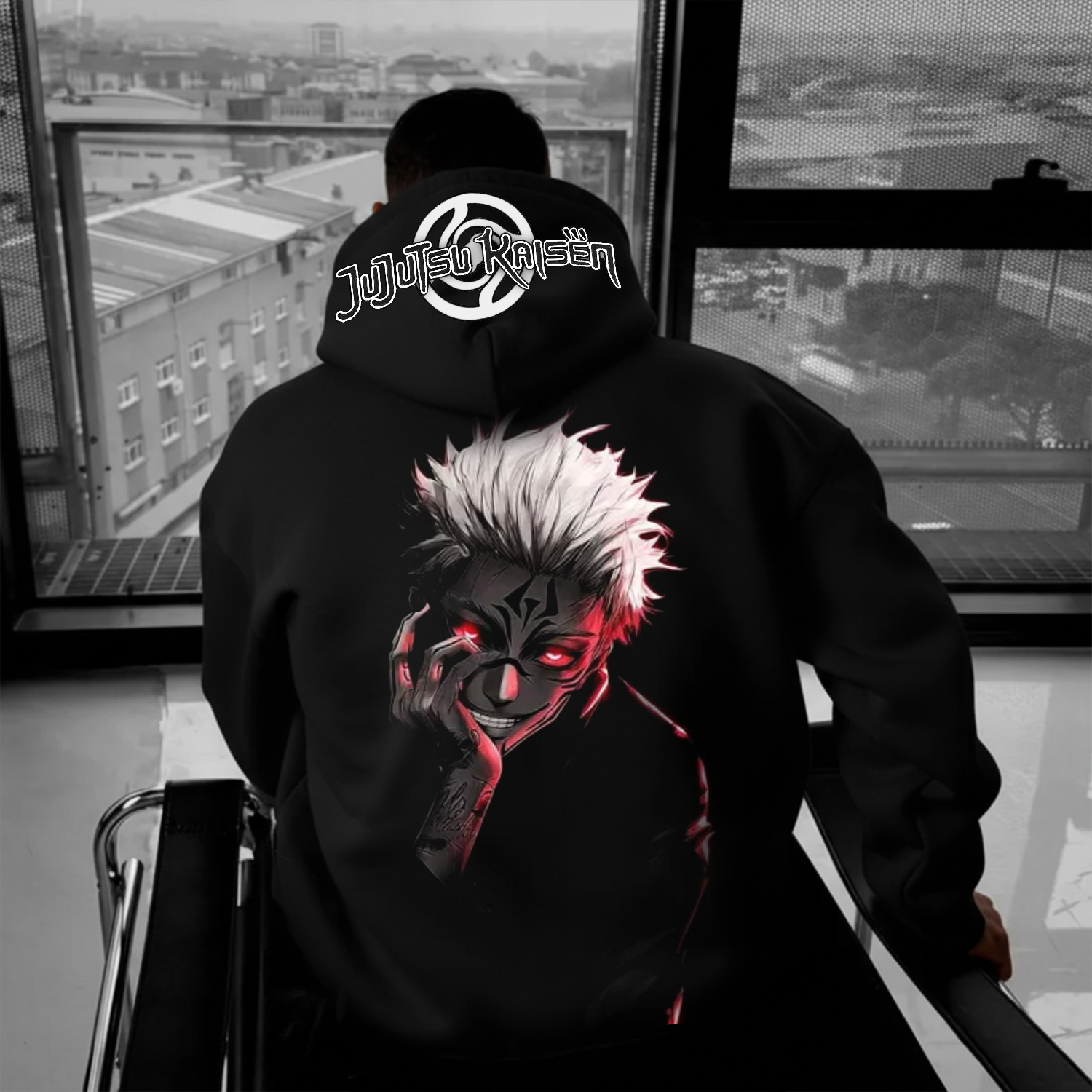 Anime Hero Graphic Hoodie Youthful Streetwear