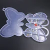 Dessin animé diamant peinture perceuse boîte de perle étui de rangement bricolage étui transparent (papillon)
