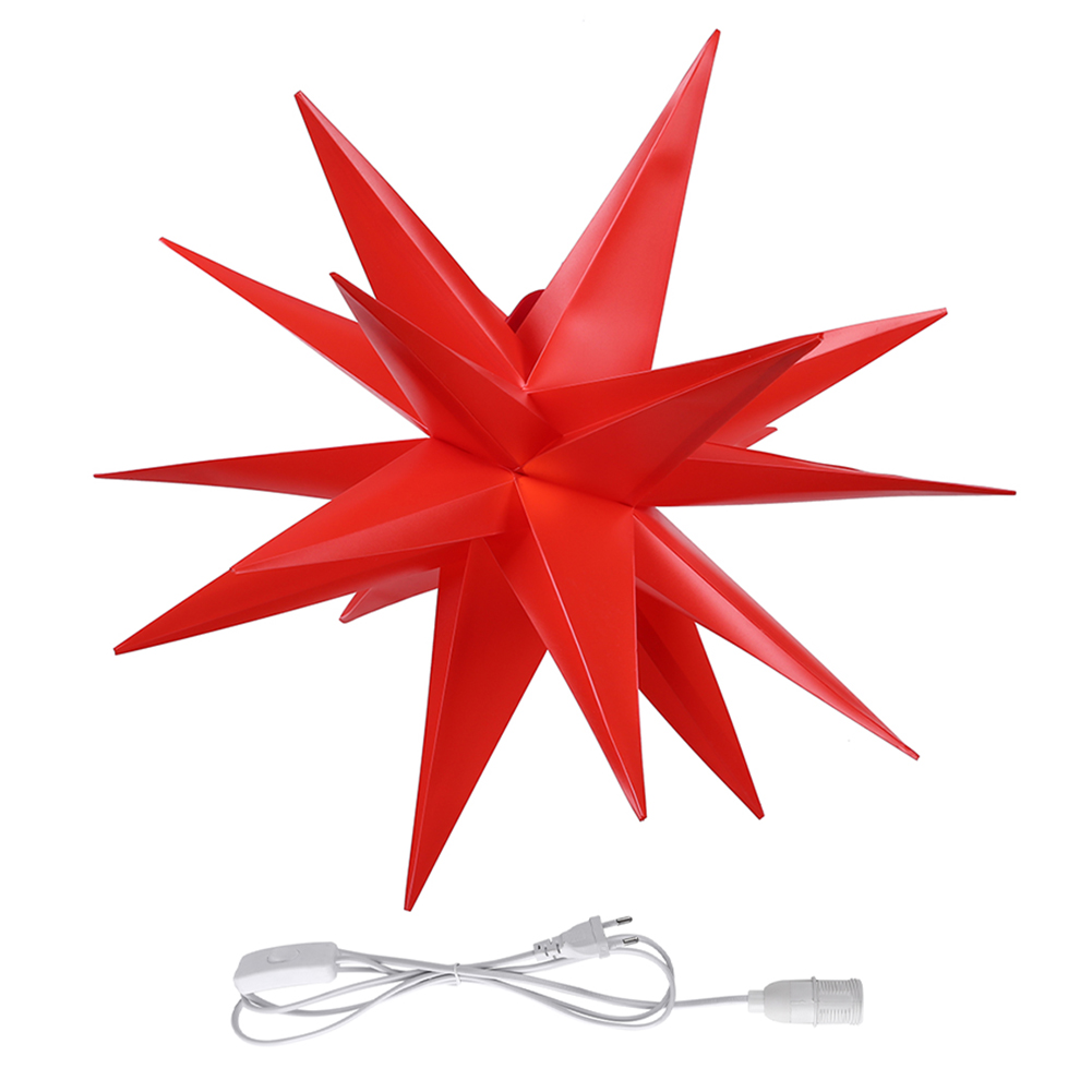 

3D Christmas Star Light Outdoor Indoor Xmas Tree Topper Windows Home Decor, 30cm, 501 Original