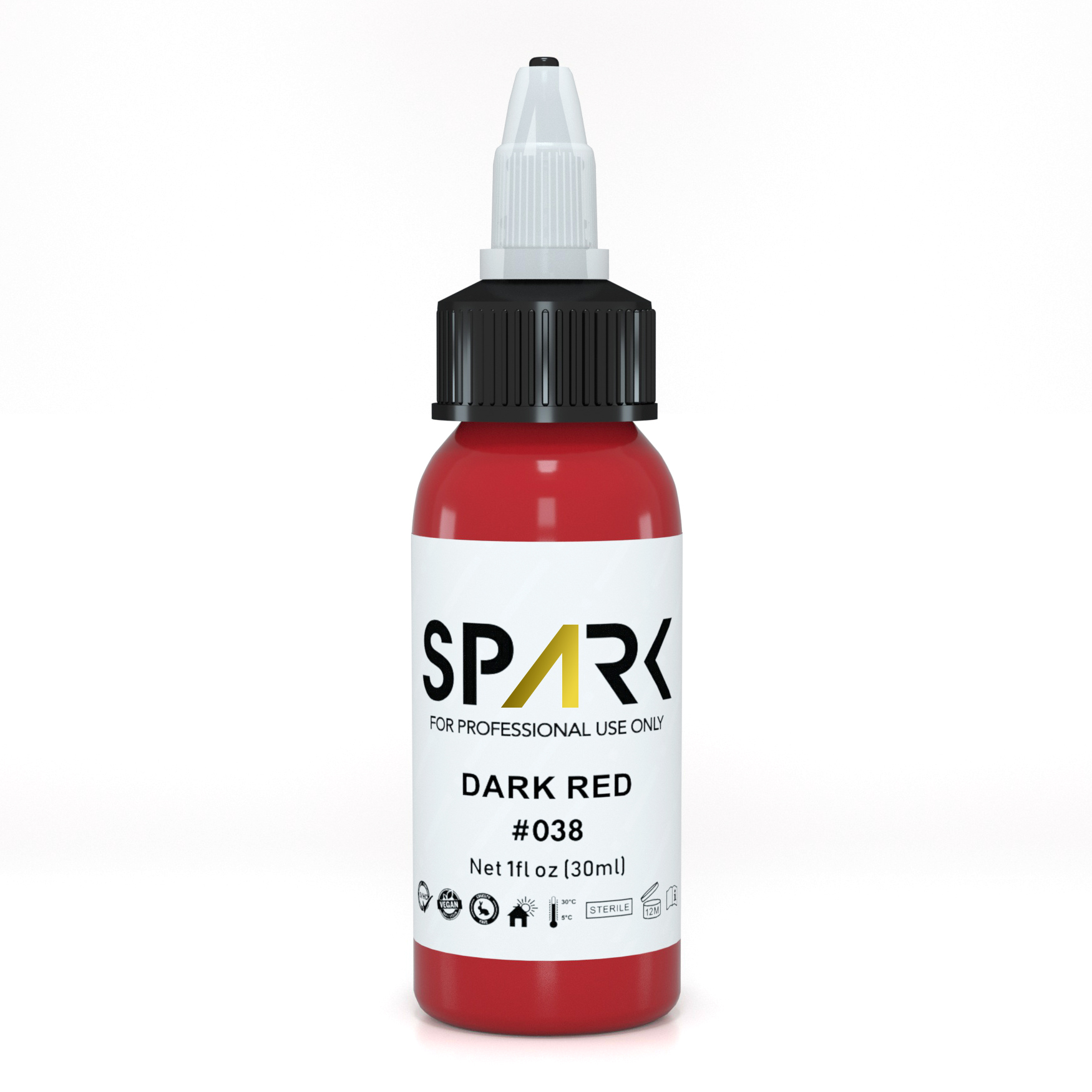 Spark Dark Red Tattoo Ink