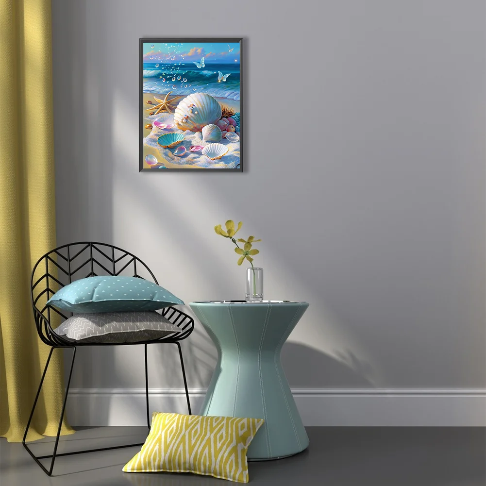 Diamond Painting - Full Round Drill - Beach(30*40cm)