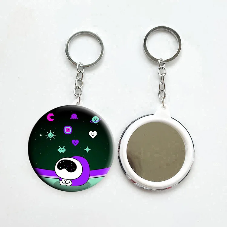 Bangtan Boys Jin The Astronaut Wootteo Badge Keychain - BTS