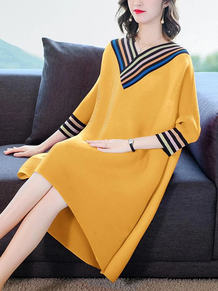 Elegant and fashionable mid-length dress