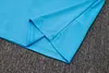 Joyfball 2025/2026 Real Madrid Half-Pull Training Suit Light blue Retro Version Football Shirt 1:1 Thai Quality