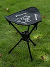 Portable Folding Tripod Stool 360 Rotating Camping Stool Foldable Tripod Chair