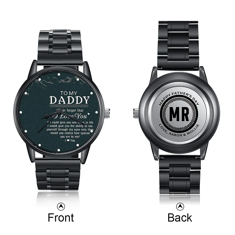 Personalized Photo Watch Customized Mechanical Watch Gifts for Him