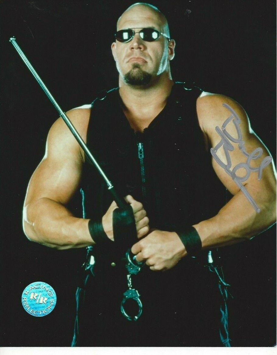 Bull Buchanan Autographed 8x10 WWE WWFRare B934