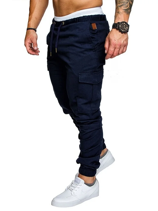 Men's Cargo Pants Trousers Multiple Pockets