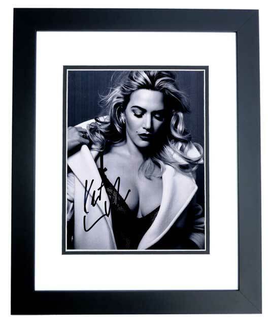 Kate Winslet Signed - Autographed TITANIC Actress 8x10 inch Photo Poster painting FRAMED