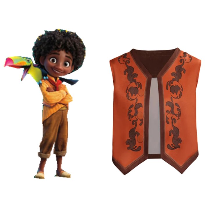 Encanto-Antonio Madrigal Cosplay Costume Kids Children Vest Outfits Halloween Carnival Suit