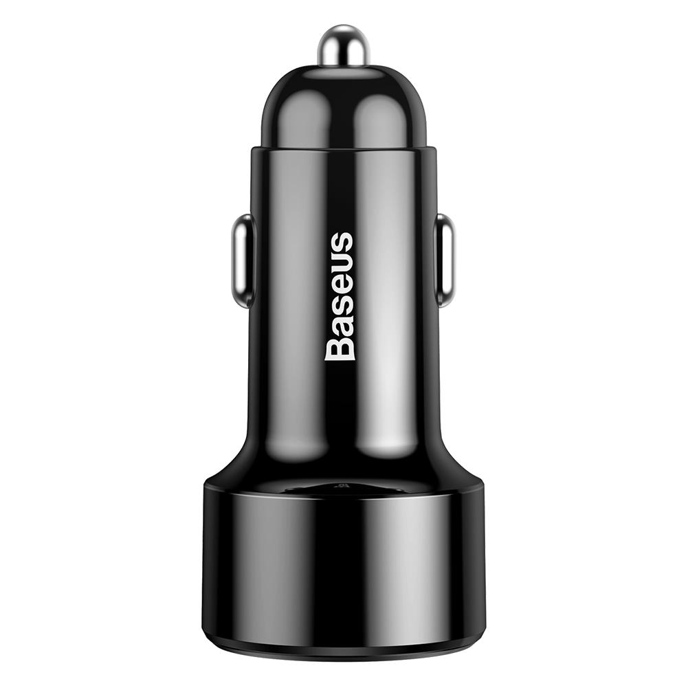 

Baseus 45W Quick Charge 3.0 USB Car Charger Type C PD Phone Charger (Black), 501 Original