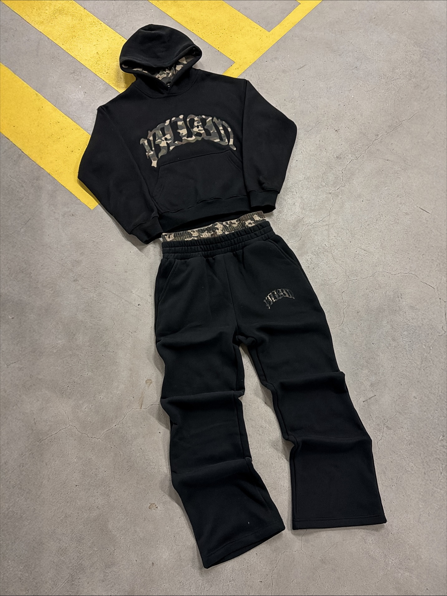 CAMO TRACKSUIT BLACK