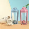 500ml Protein Shaker Bottle Leak Proof Cup for Protein Mixes Supplement Shakes