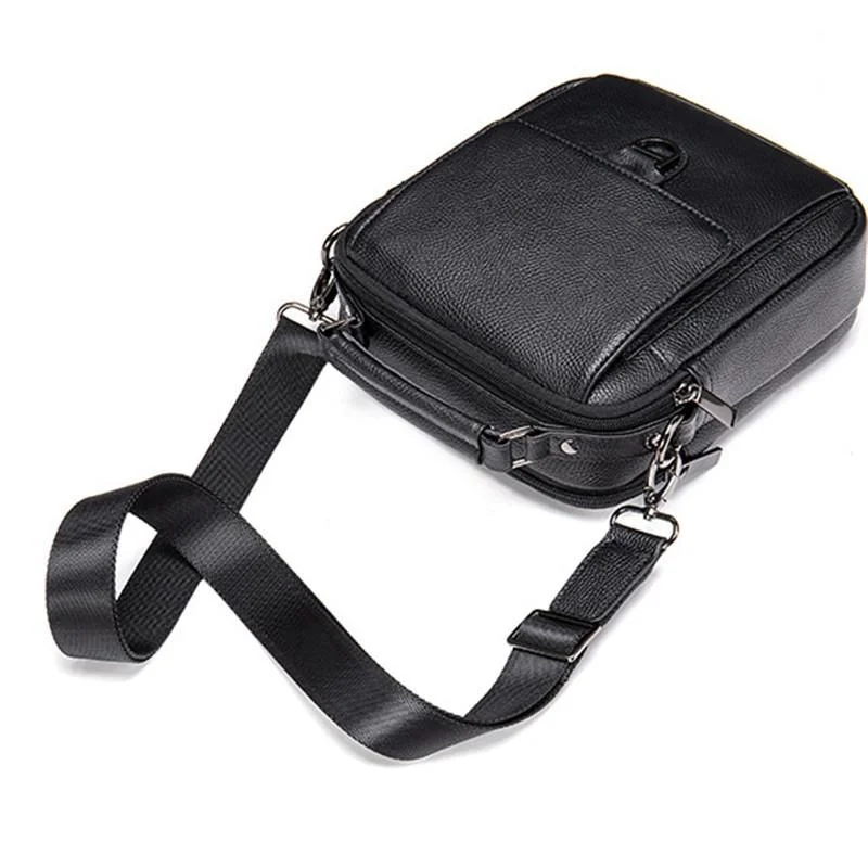 Mens Practical Multipurpose Shoulder Bags Leather Messenger Bags