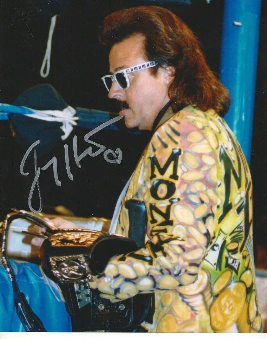 Jimmy Hart Autographed 8x10 WWE WWF Mouth of the SouthB747