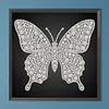 DIY Pearl Painting Butterfly for Home Wall Decor(25x25cm)