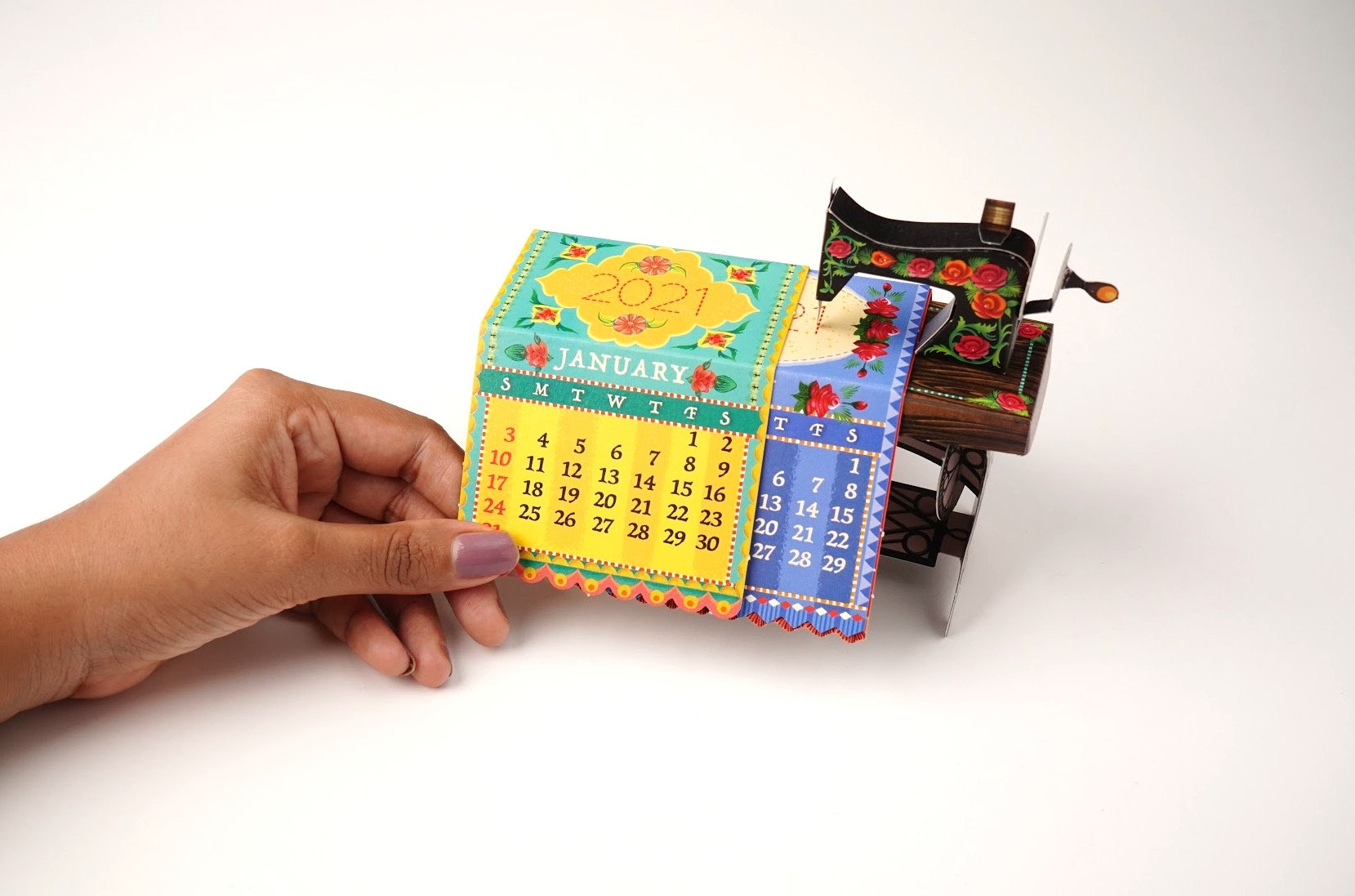 DIY 2024 Sewing Machine Calendar