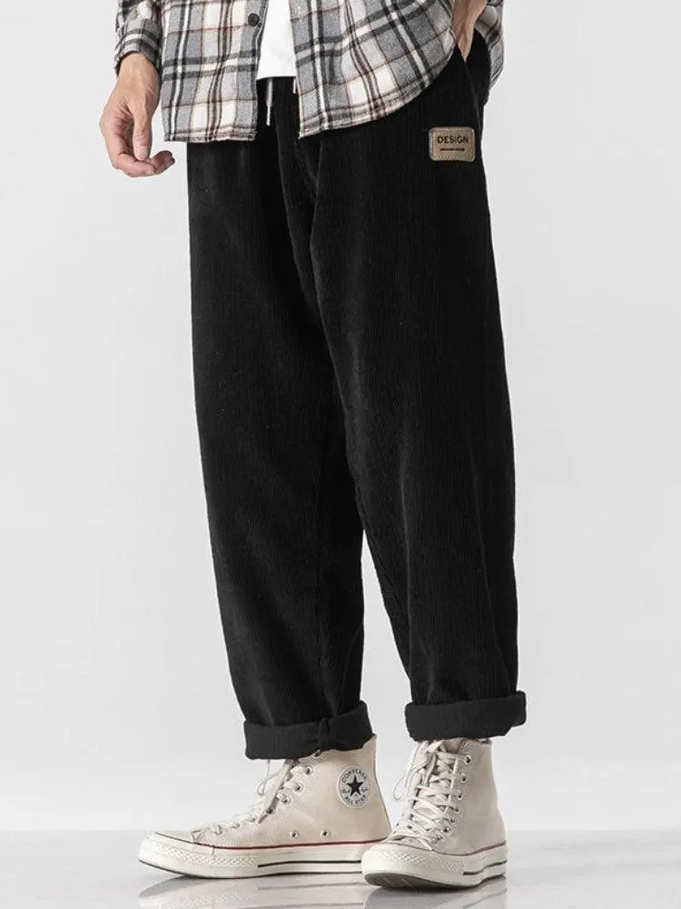 Brownm Boy Corduroy Jogger Pants