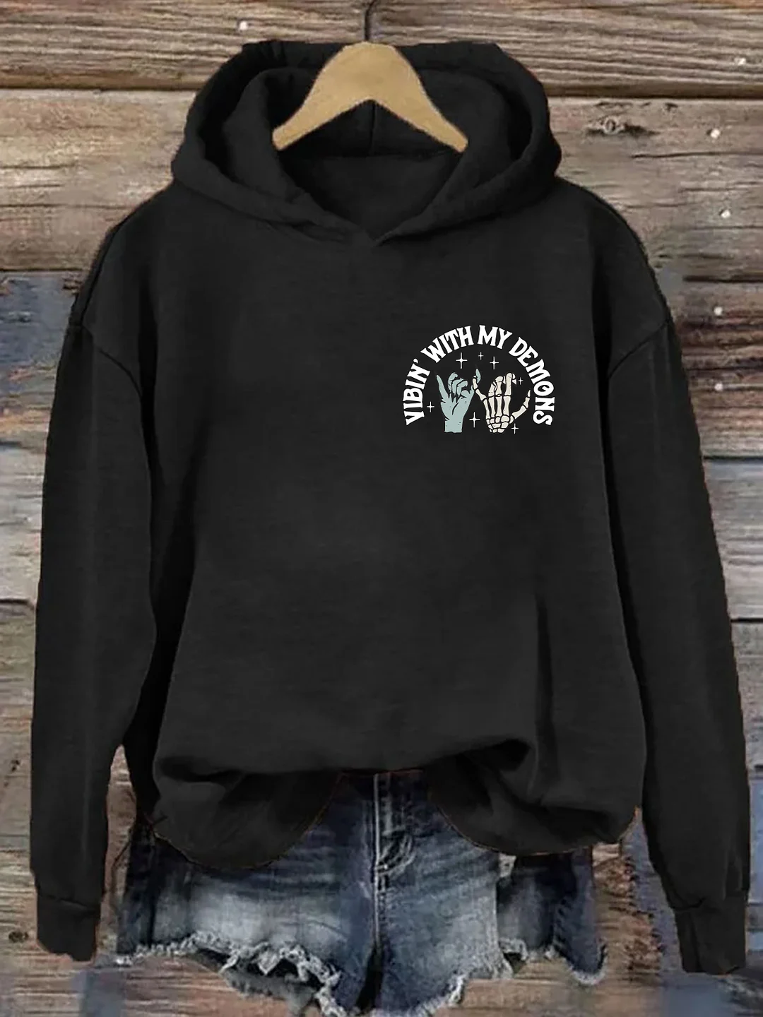 Vibin&rsquo; With My Demons Hoodie