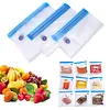 Reusable Vacuum Food Storage Bag Resealable BPA Free Zipper Storage Bags