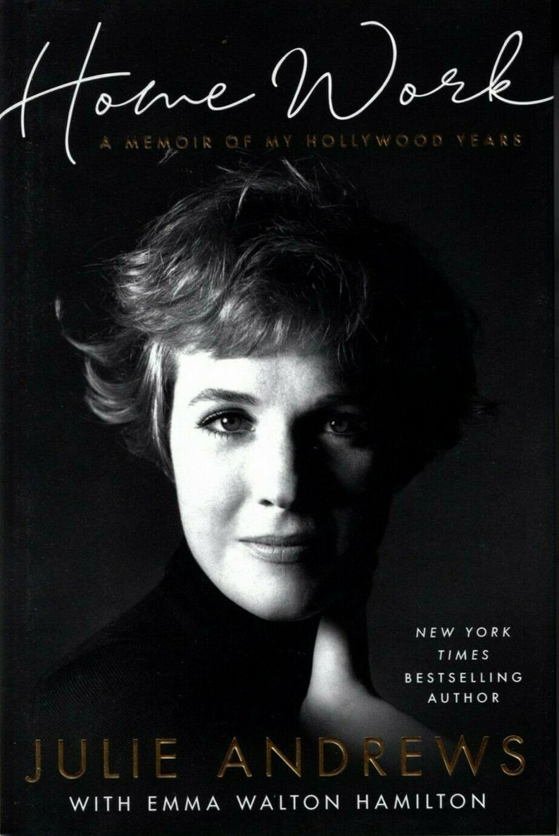 Julie andrews and emma walton hamilton signed autographed 1st edition book