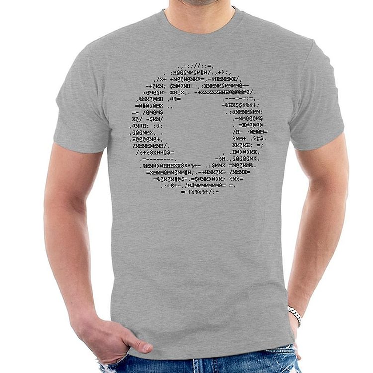 Aperture Science Letters Logo Dark Text Men's T-Shirt