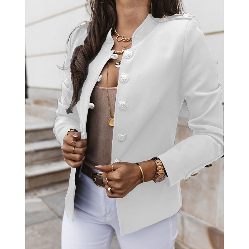 Fashion Casual Single-breasted Short Jacket wearshes