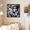 Clown Girl-Full Round Diamond Painting 30*30CM