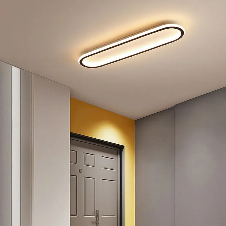 Quinn Minimalist Rectangular Flush Mount Ceiling Light