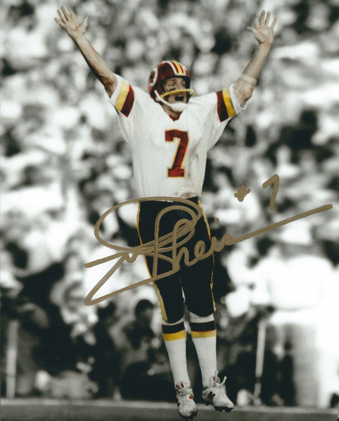 Autographed 8x10 JOE THEISMANN Washington Redskins Autographed Photo Poster painting - w/COA