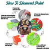 8pcs Full Drill DIY Gem Art Diamond Painting Set Halloween(Halloween Gnome)