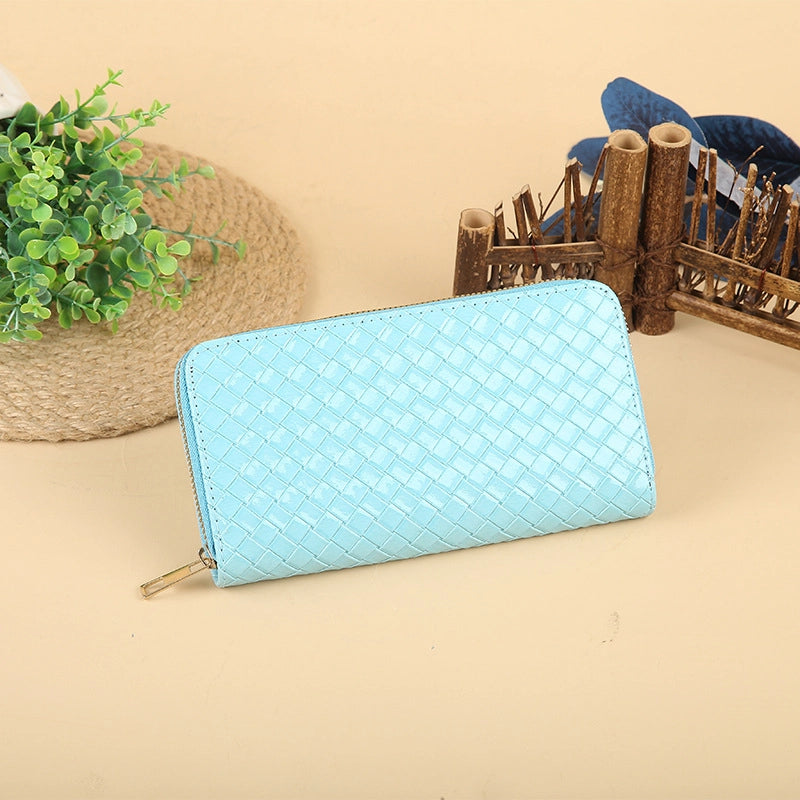 Unisex Solid Color Pu Leather Side Zipper Wallets