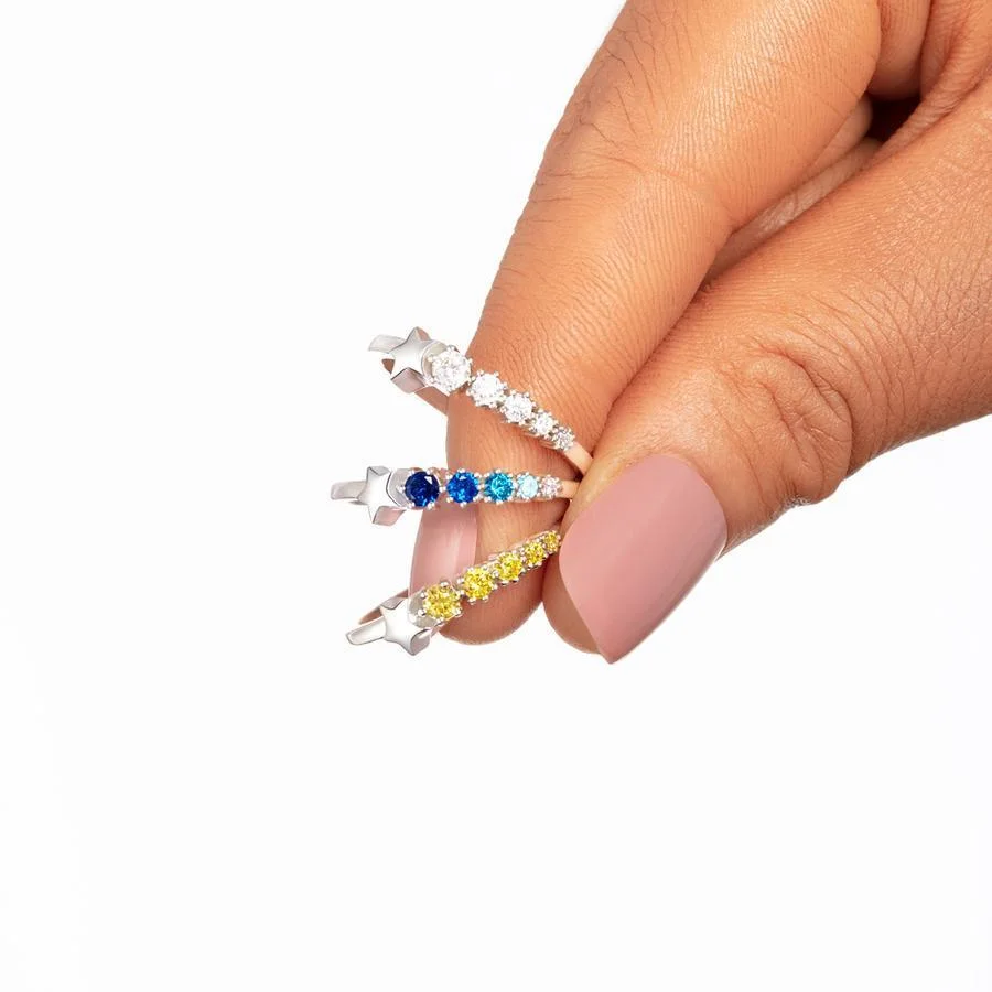 LET YOUR LIGHT SHINE SHOOTING STAR RING