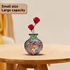 Gras-DIY, k&uuml;nstlerische Vase, Desktop, Diamantkunstkit, doppelseitiger Bohrer, Wohnaccessoire