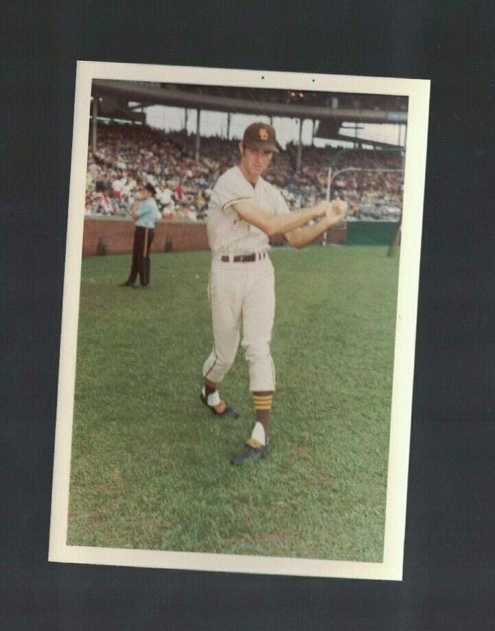 Ron Slocum San Diego Padres Vintage Personal Original Baseball Photo Poster painting RH1