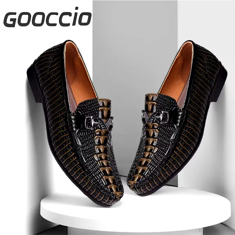 XB180 Cowhide Dress Shoes/Loafer Shoes For Men GOOCCIO   