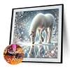 Diamond Painting-5D Full Round Drill Winter Unicorn
