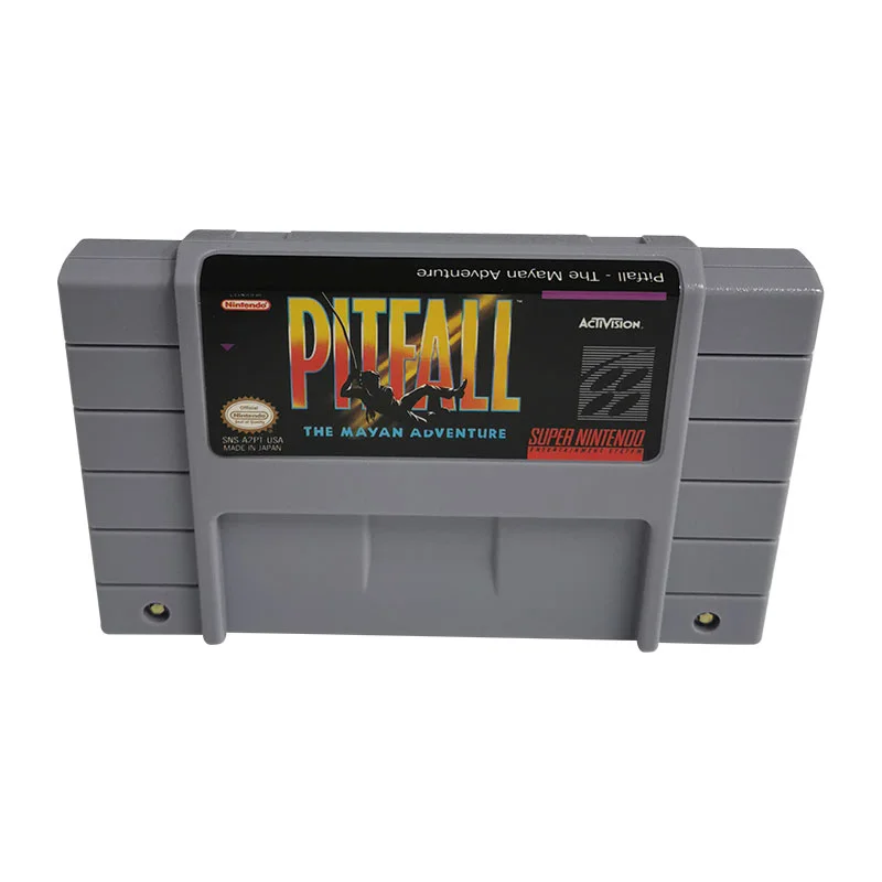 Pitfall: The Mayan Adventure SNES For Super Nintendo Entertainment System - 16 Bit US Version Game Cartridge