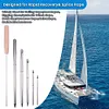 Rope Splicing Tool Kit Stainless Steel Knotter Tools for Double Braid Eye Line