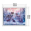 Wolf-14CT Counted Cross Stitch Kit(46*56cm)
