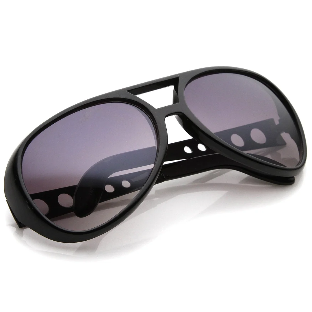 Large Elvis King Of Rock & Roll Aviator glasses 63mm