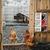 Chicken Warning - Vintage Metal Signs(8*12Inch/12*16Inch) - Chicken