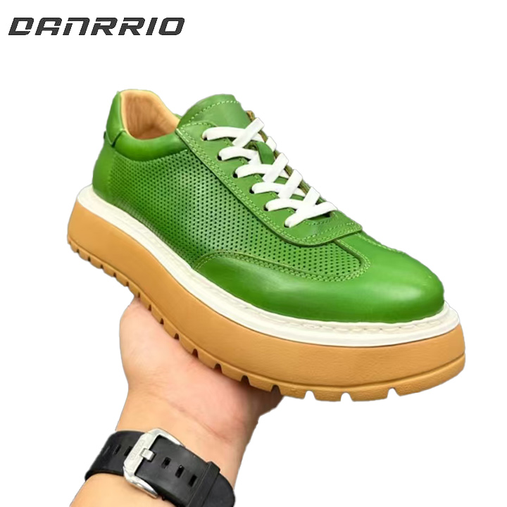 DANRRIO Handmade Retro Dermis Ventilate Hollow Fallow Leather Shoes DANRRIO.COM DANRRIO