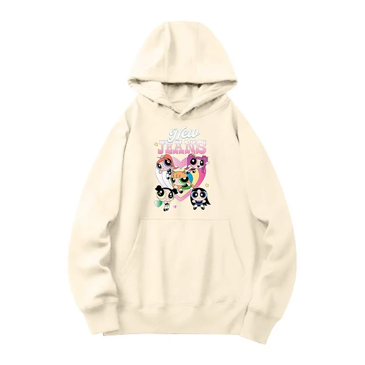 NewJeans Album Get Up Powerpuff Girls Cute Hoodie