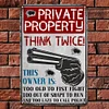 Warning - Vintage Metal Signs - 20*30cm/30*40cm - Warning