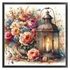 Flower Lantern - 11CT Counted Cross Stitch - 40*40cm - Flower