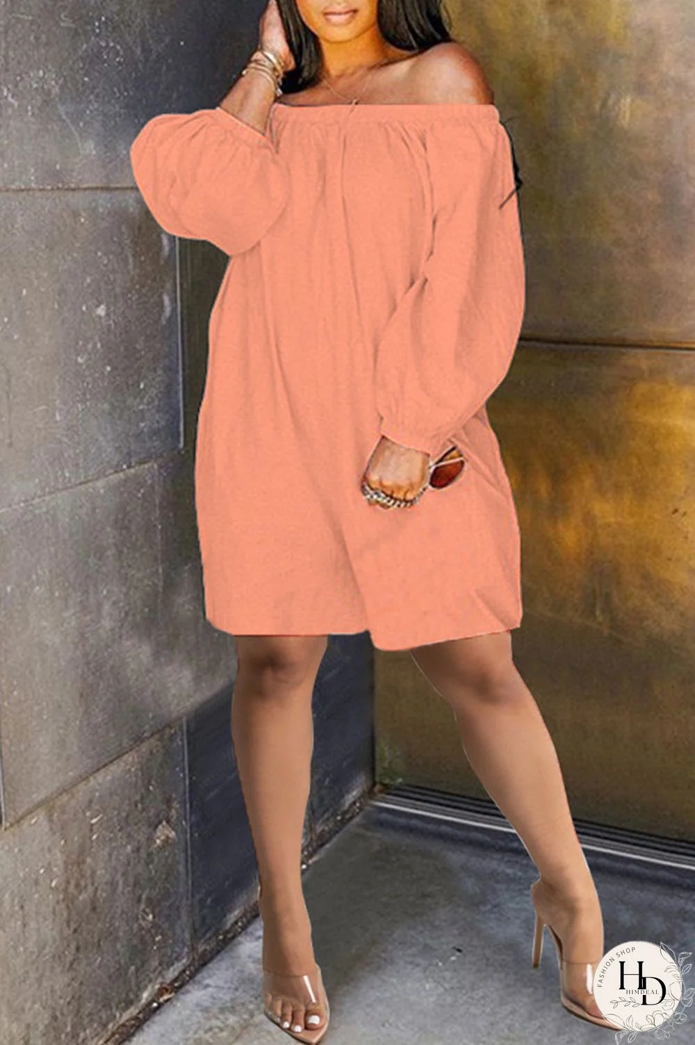 White Casual Solid Patchwork Off the Shoulder Loose Jumpsuits