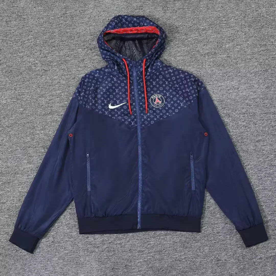 25/26 PSG Paris Saint Germain windbreaker Football Shirt Thai Quality Set